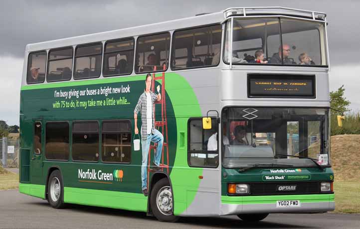 Norfolk Green Optare Spectra 9